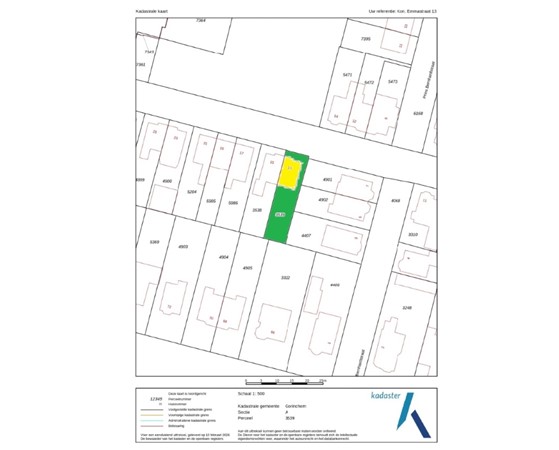 Floorplan - Koningin Emmastraat 13, 4205 BK Gorinchem